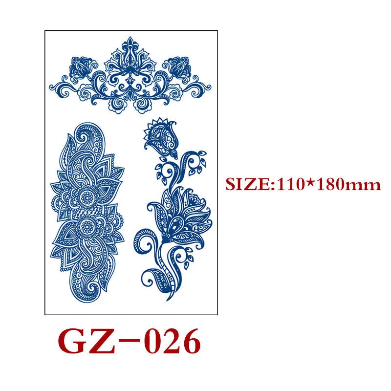 Saft Tattoo Aufkleber Semi-permanente Kräuter Tattoo Aufkleber