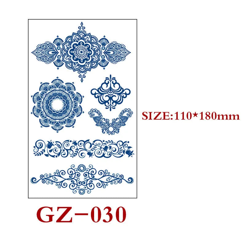 Saft Tattoo Aufkleber Semi-permanente Kräuter Tattoo Aufkleber