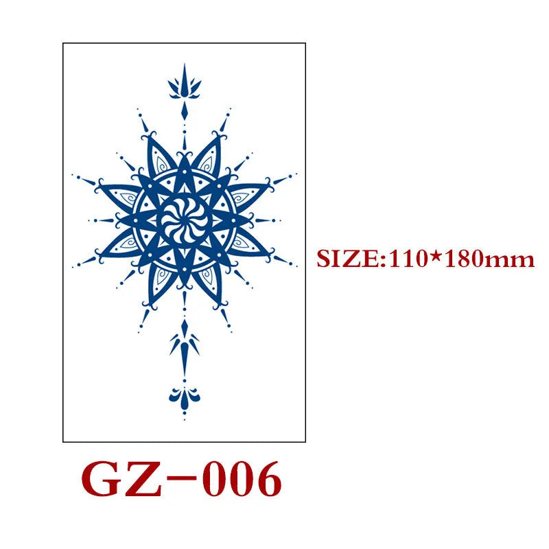 Saft Tattoo Aufkleber Semi-permanente Kräuter Tattoo Aufkleber