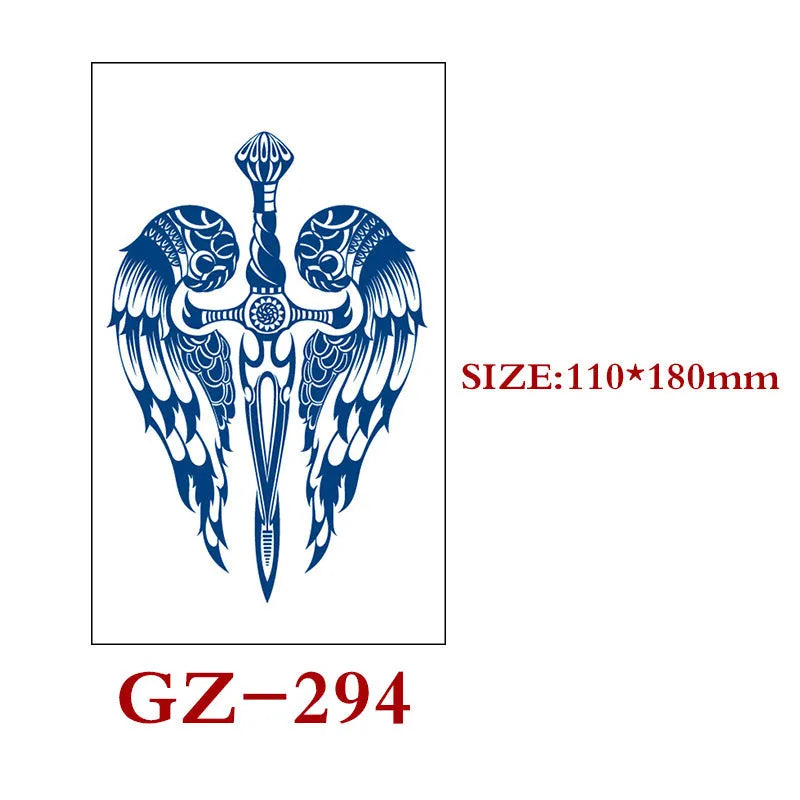 Saft Tattoo Aufkleber Semi-permanente Kräuter Tattoo Aufkleber