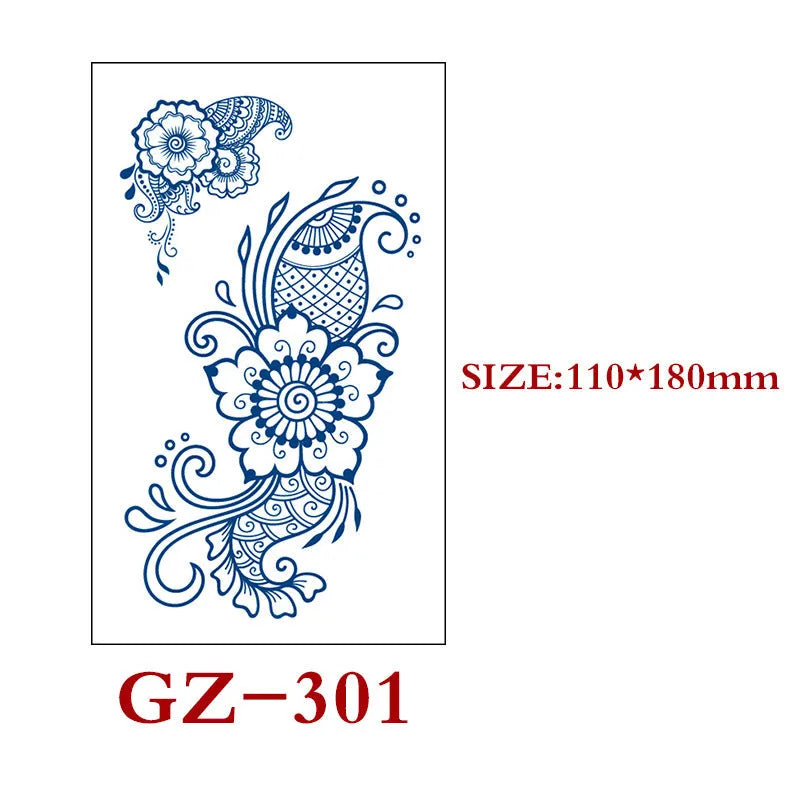 Saft Tattoo Aufkleber Semi-permanente Kräuter Tattoo Aufkleber