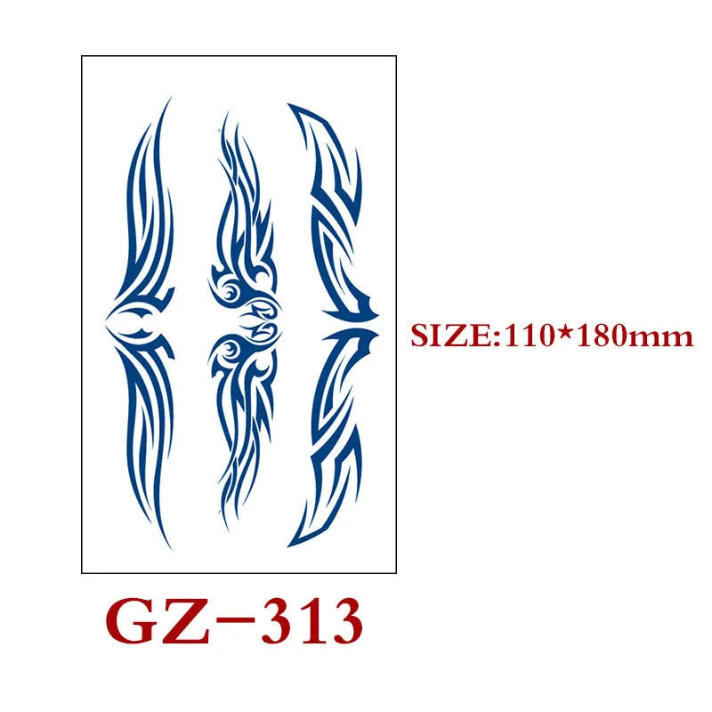 Saft Tattoo Aufkleber Semi-permanente Kräuter Tattoo Aufkleber