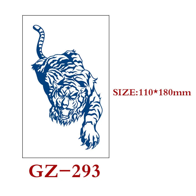 Saft Tattoo Aufkleber Semi-permanente Kräuter Tattoo Aufkleber