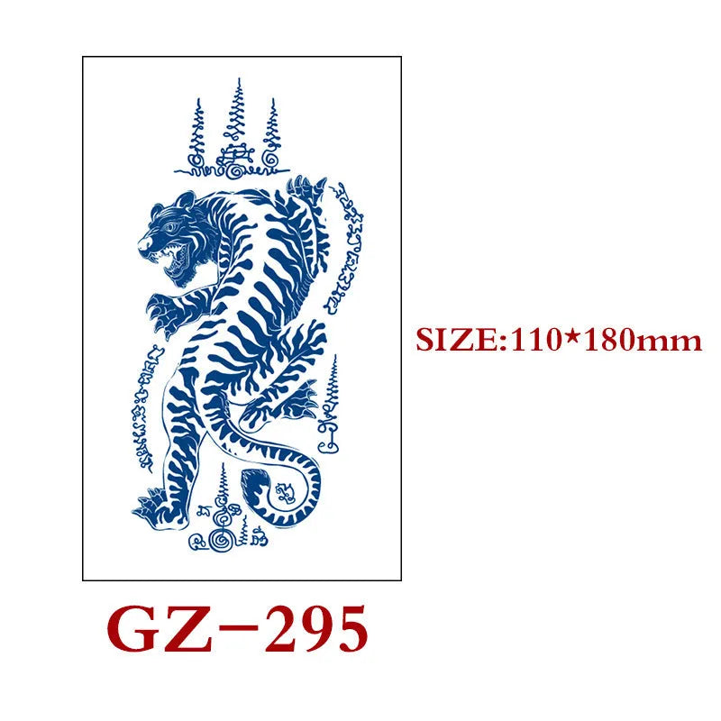 Saft Tattoo Aufkleber Semi-permanente Kräuter Tattoo Aufkleber