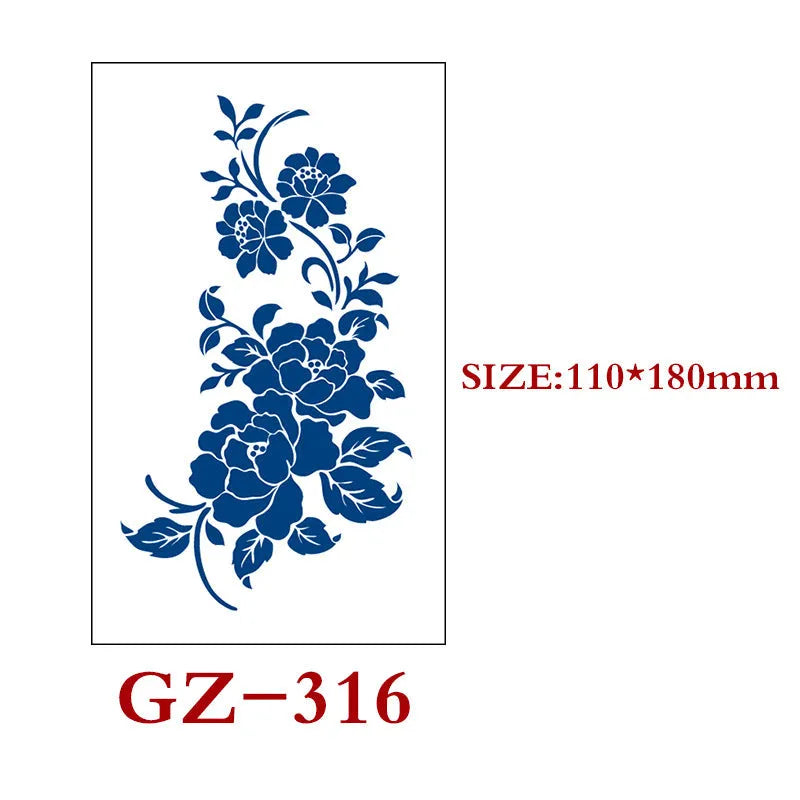 Saft Tattoo Aufkleber Semi-permanente Kräuter Tattoo Aufkleber