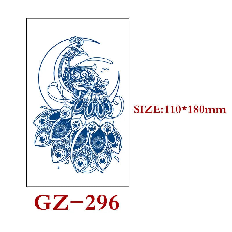 Saft Tattoo Aufkleber Semi-permanente Kräuter Tattoo Aufkleber