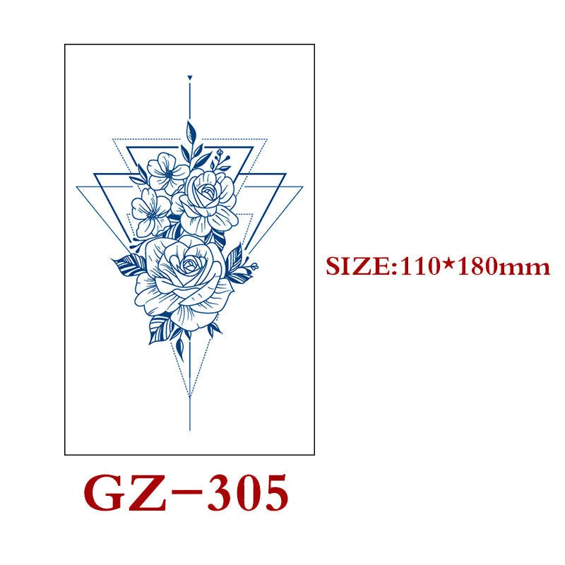 Saft Tattoo Aufkleber Semi-permanente Kräuter Tattoo Aufkleber