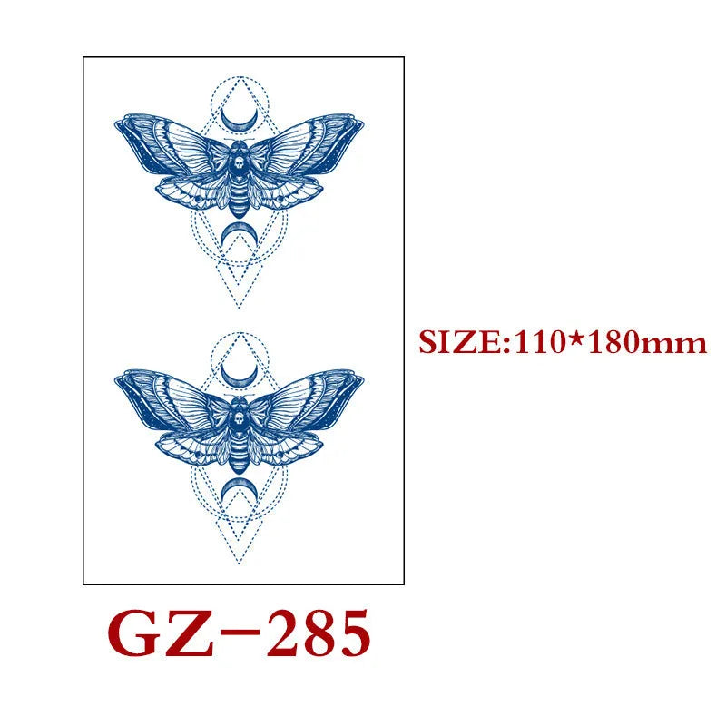 Saft Tattoo Aufkleber Semi-permanente Kräuter Tattoo Aufkleber