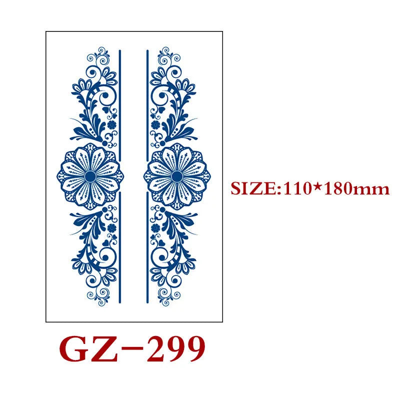 Saft Tattoo Aufkleber Semi-permanente Kräuter Tattoo Aufkleber