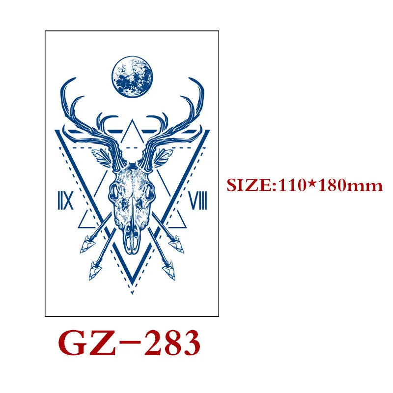 Saft Tattoo Aufkleber Semi-permanente Kräuter Tattoo Aufkleber