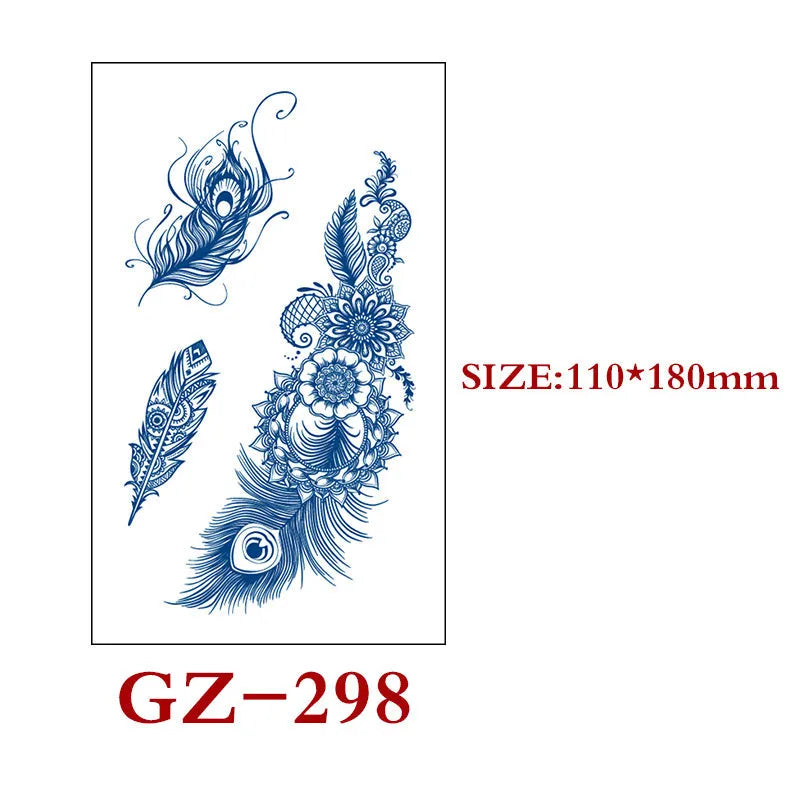 Saft Tattoo Aufkleber Semi-permanente Kräuter Tattoo Aufkleber