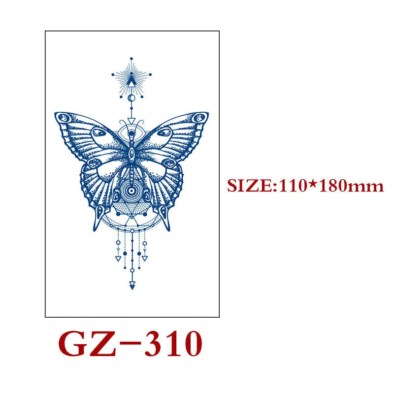 Saft Tattoo Aufkleber Semi-permanente Kräuter Tattoo Aufkleber