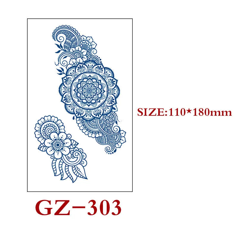 Saft Tattoo Aufkleber Semi-permanente Kräuter Tattoo Aufkleber