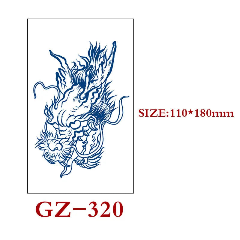 Saft Tattoo Aufkleber Semi-permanente Kräuter Tattoo Aufkleber