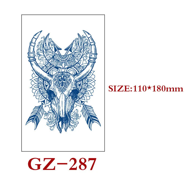 Saft Tattoo Aufkleber Semi-permanente Kräuter Tattoo Aufkleber