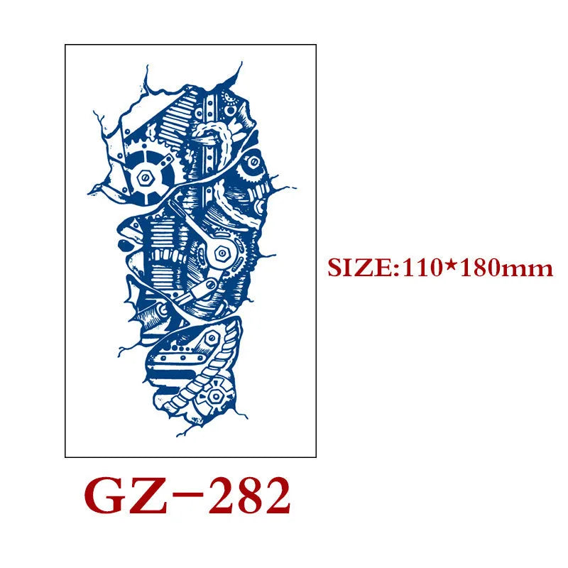 Saft Tattoo Aufkleber Semi-permanente Kräuter Tattoo Aufkleber