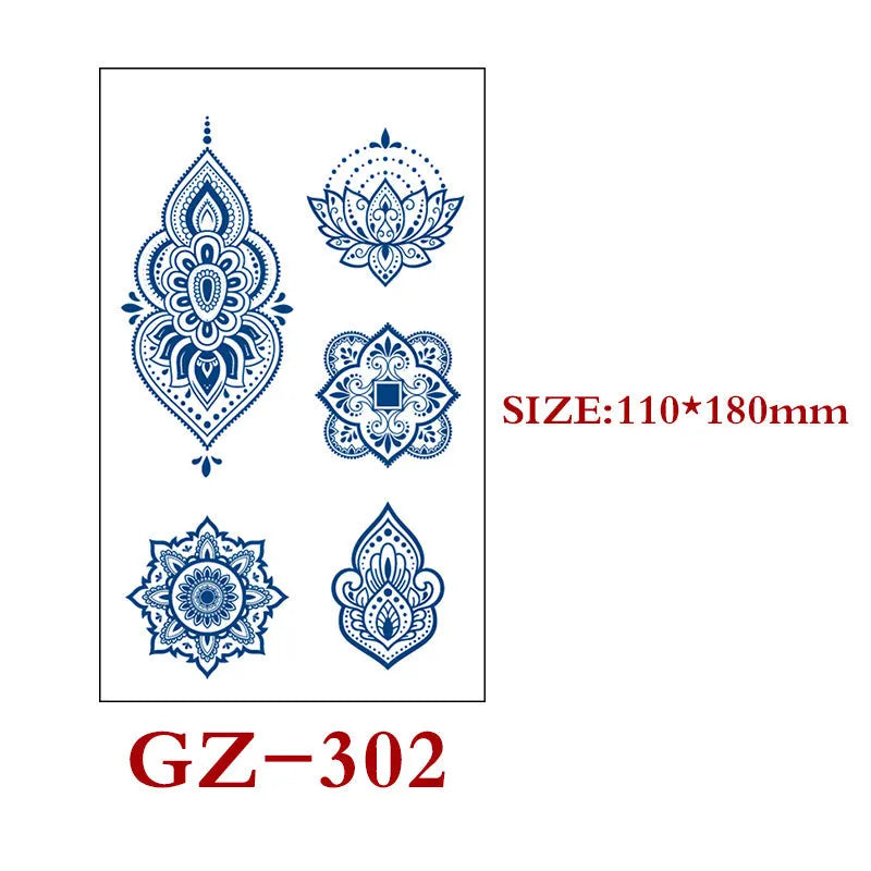 Saft Tattoo Aufkleber Semi-permanente Kräuter Tattoo Aufkleber