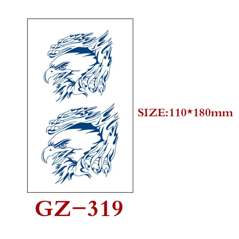 Saft Tattoo Aufkleber Semi-permanente Kräuter Tattoo Aufkleber