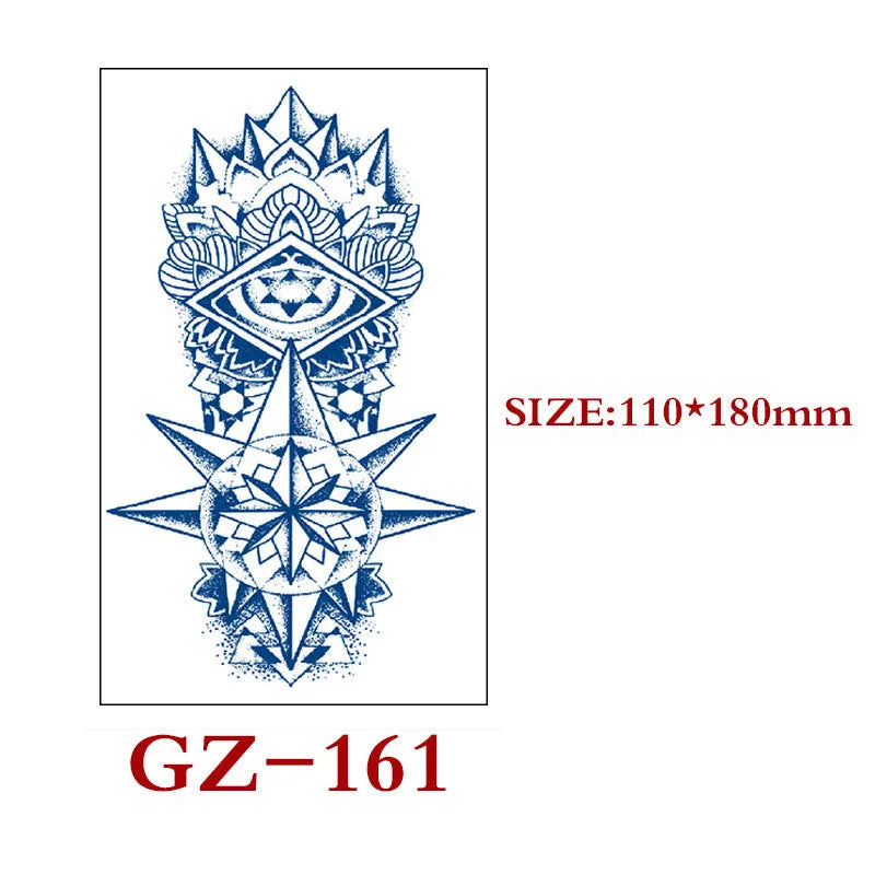 Saft Tattoo Aufkleber Semi-permanente Kräuter Tattoo Aufkleber