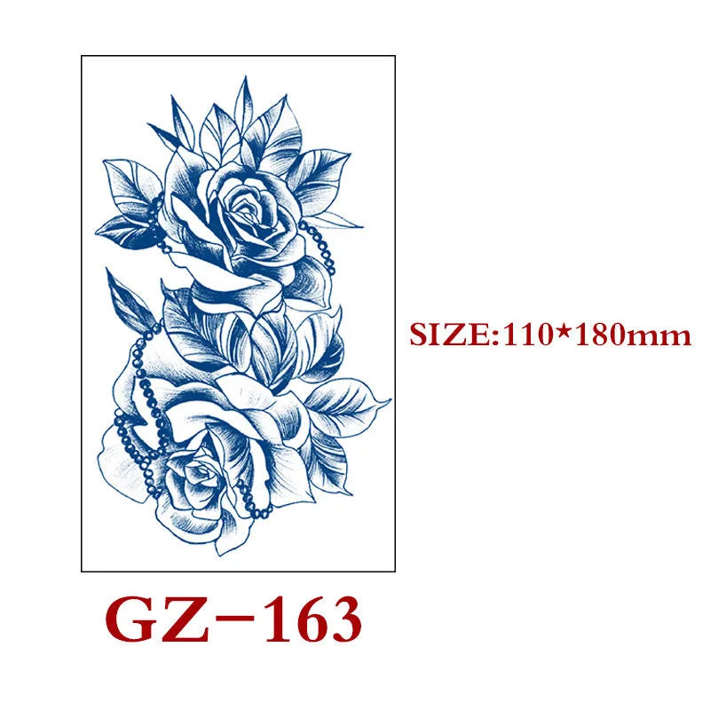 Saft Tattoo Aufkleber Semi-permanente Kräuter Tattoo Aufkleber