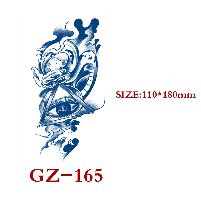 Saft Tattoo Aufkleber Semi-permanente Kräuter Tattoo Aufkleber