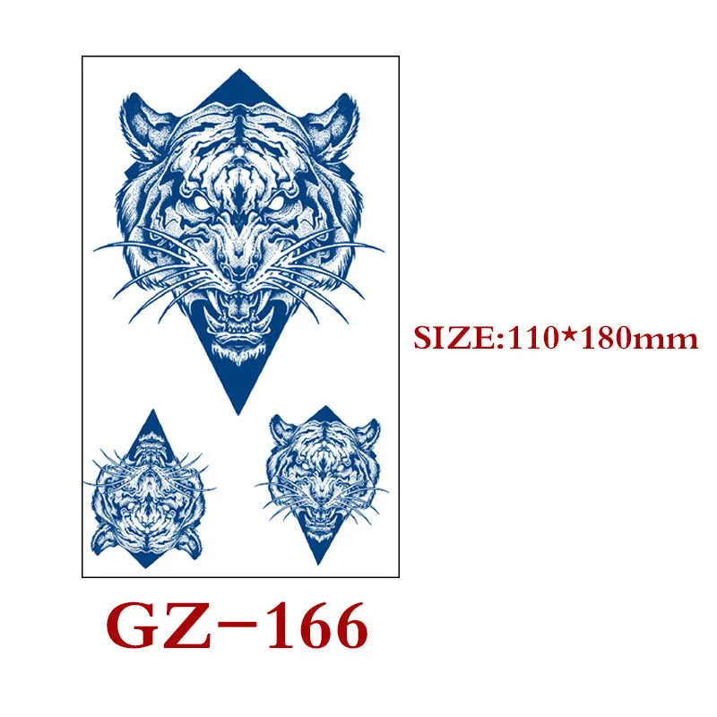 Saft Tattoo Aufkleber Semi-permanente Kräuter Tattoo Aufkleber