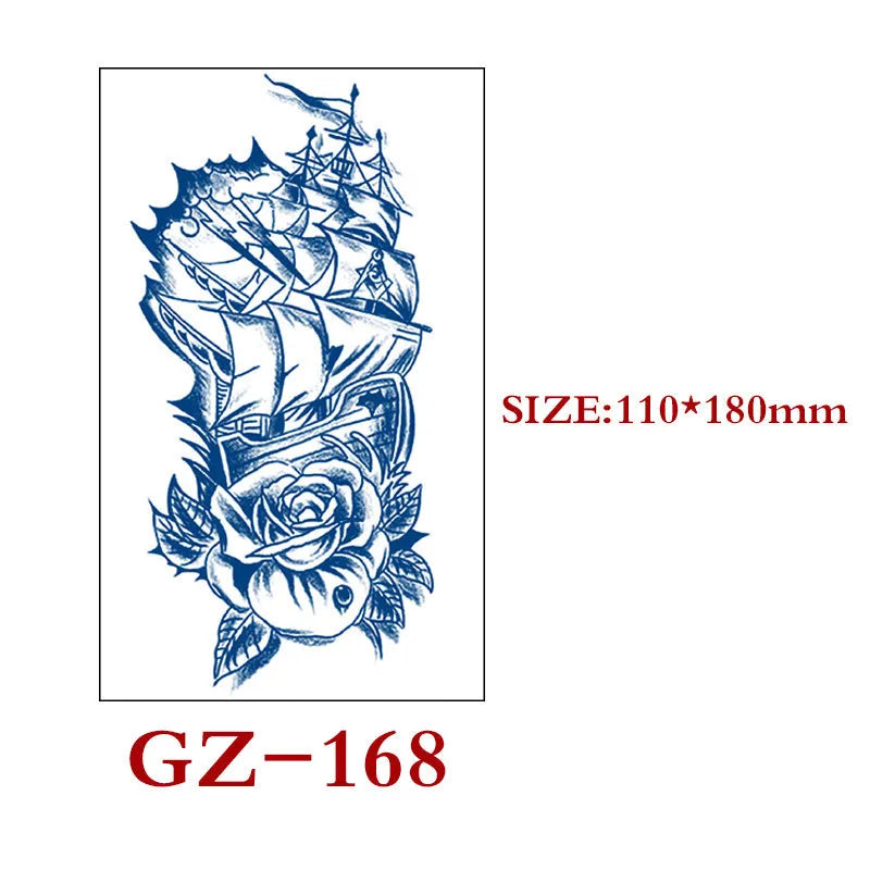 Saft Tattoo Aufkleber Semi-permanente Kräuter Tattoo Aufkleber