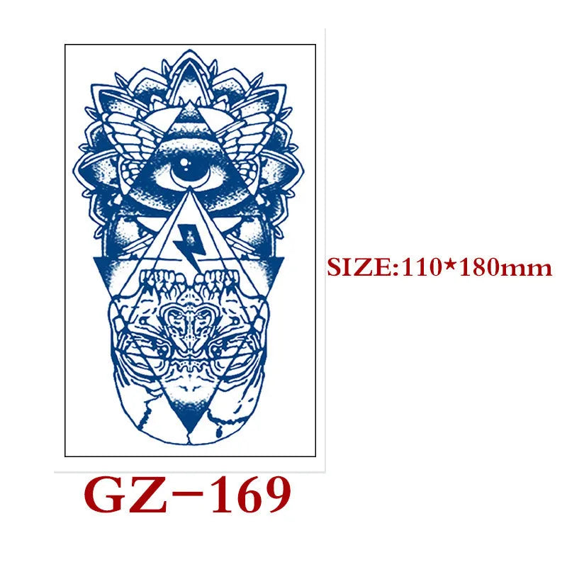 Saft Tattoo Aufkleber Semi-permanente Kräuter Tattoo Aufkleber