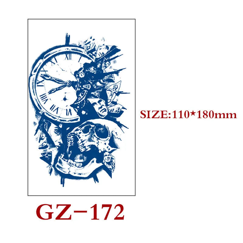 Saft Tattoo Aufkleber Semi-permanente Kräuter Tattoo Aufkleber