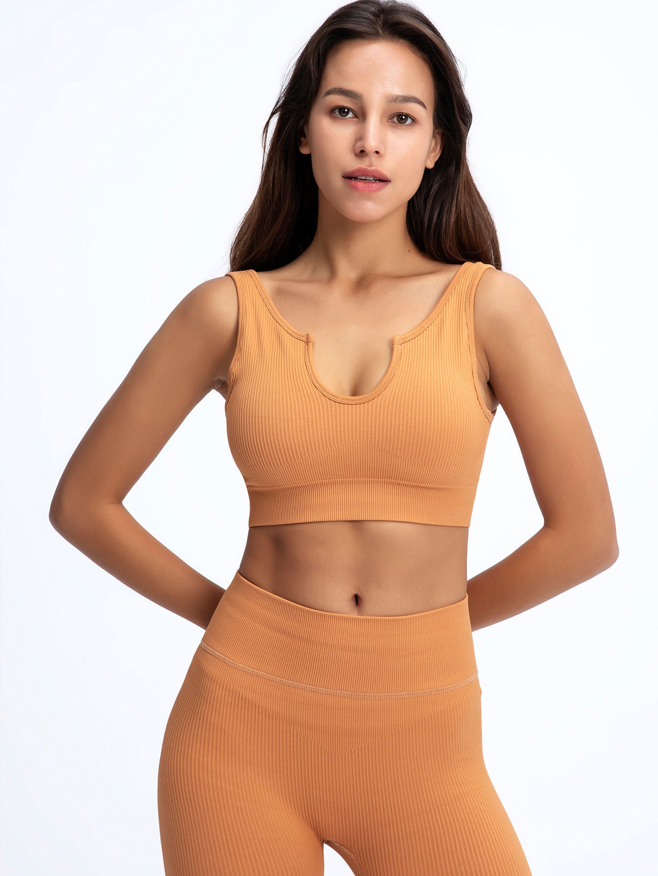 Two-Piece Sports Fitness Wicking Trousers