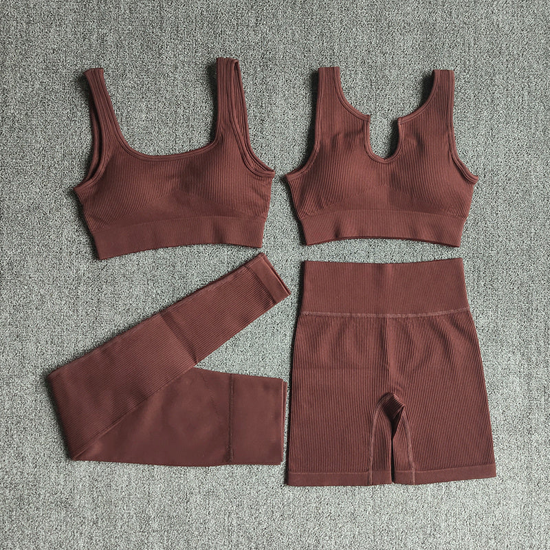 Two-Piece Sports Fitness Wicking Trousers