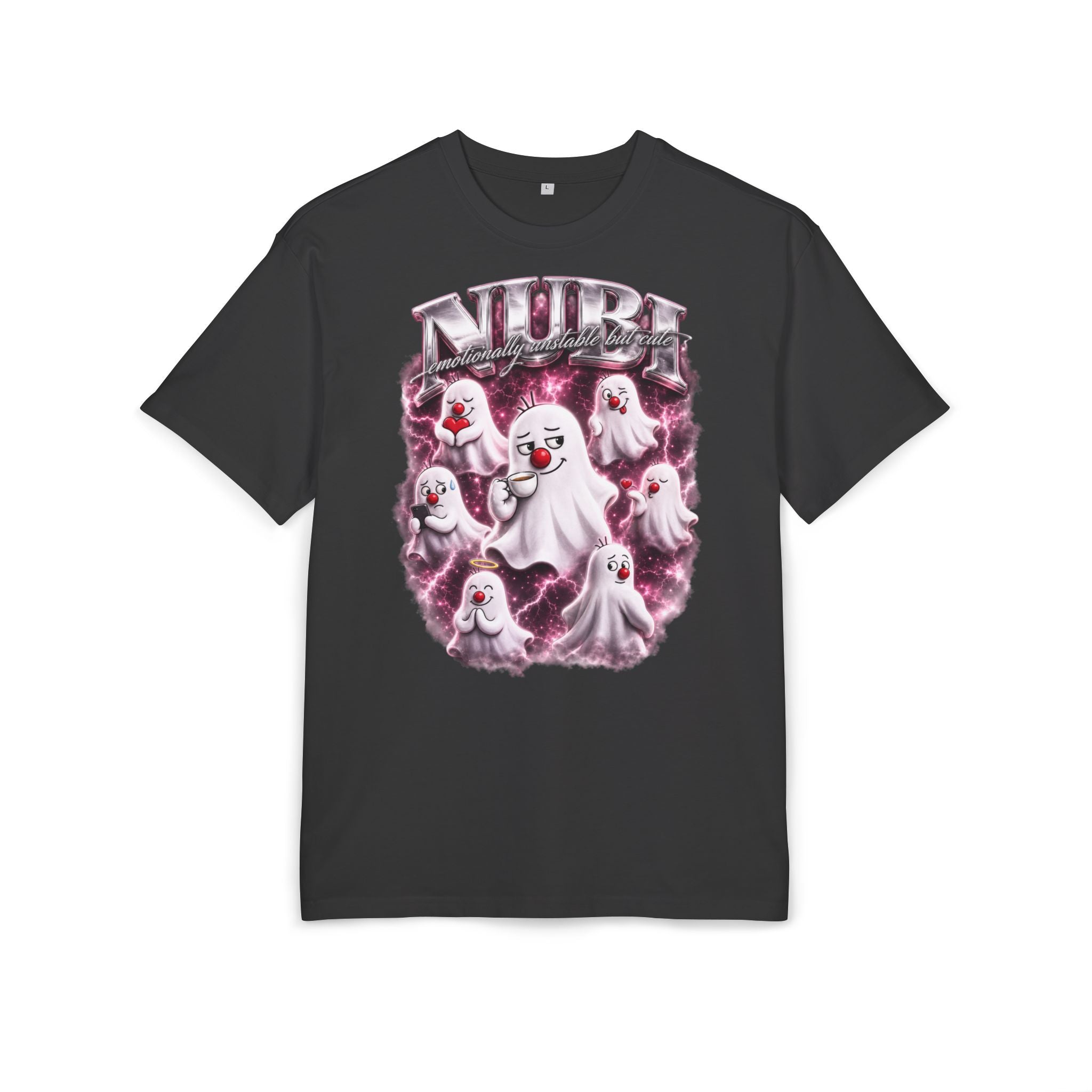 Spooky Ghost Halloween Oversized T-Shirt
