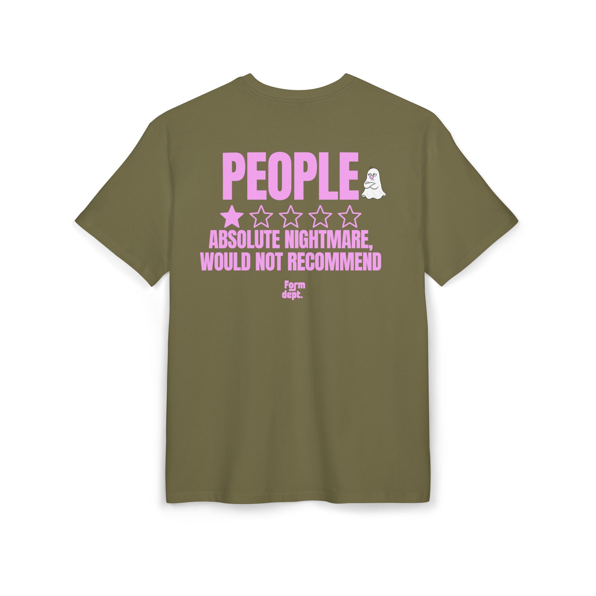 Unisex People Are an Absolute Nightmare  Funny T-Shirt Oversized