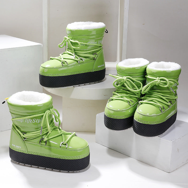 Parent-child Platform Space Boots Moon Boots Sleeve