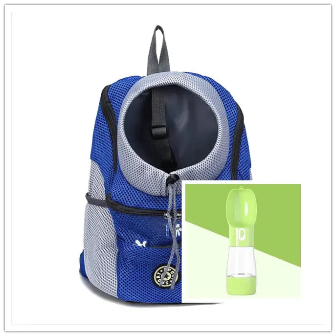 Pet Dog Carrier Carrier For Dogs Backpack Out Double Shoulder Portable Travel Outdoor Carrier Bag Mesh - Bella Enchanté