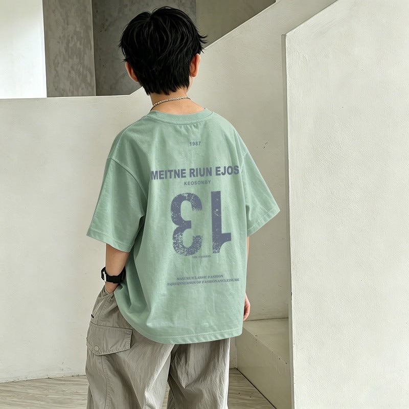 Stylish Boys' Short Sleeve T-Shirt