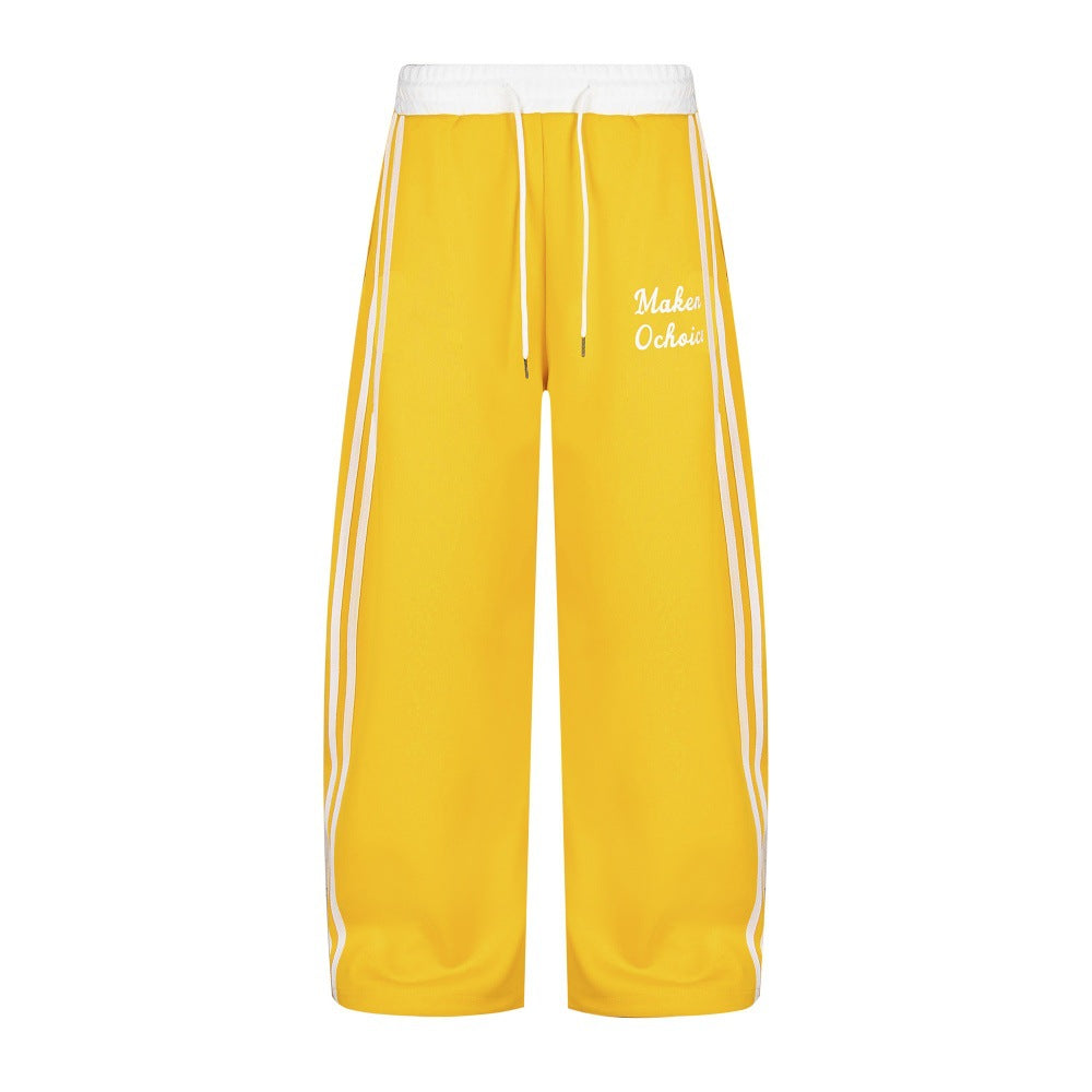 Three bar sports casual pants