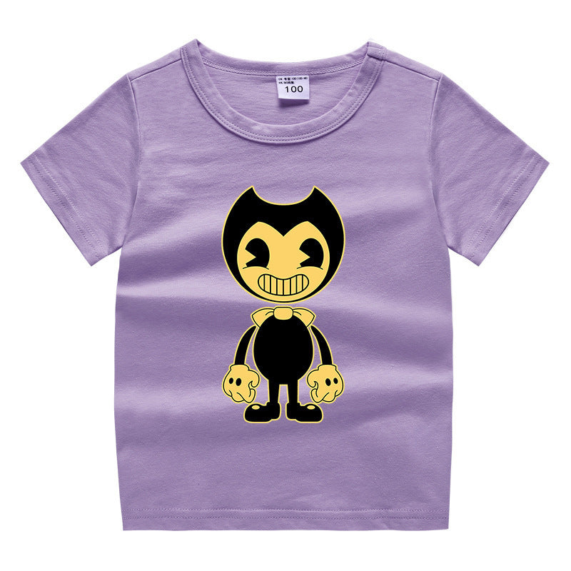Children's summer short sleeved T-shirt