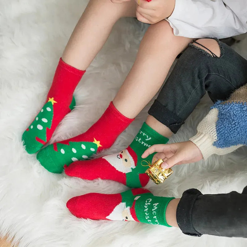 Children's Fashion Simple Mid-calf Christmas Stockings - Bella Enchanté