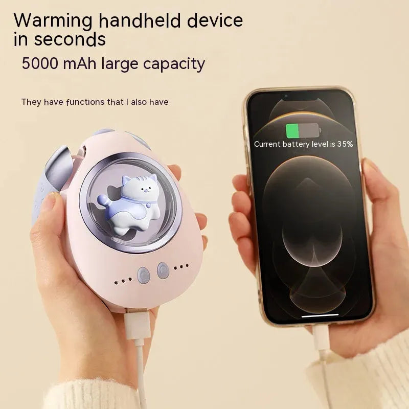 2-in-1 Neck Hand Warmer Power Bank - Bellarte Enchanté 2-in-1 Neck Hand Warmer Power Bank