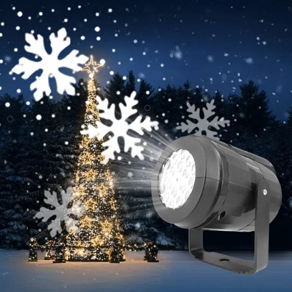 2024 Christmas Party Lights Snowflake Projector Light Led - Bellarte Enchanté 2024 Christmas Party Lights Snowflake Projector Light Led
