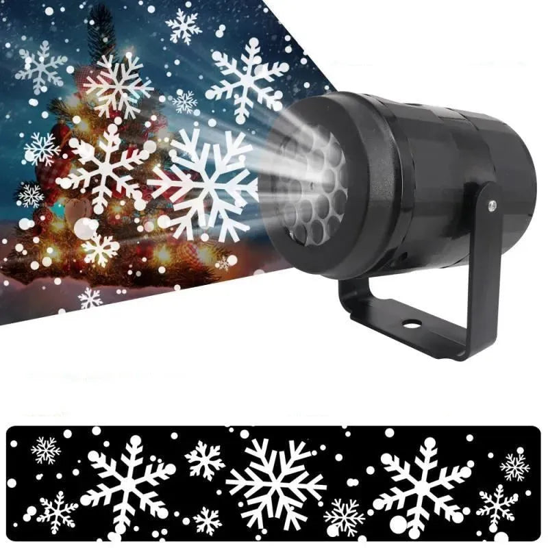 2024 Christmas Party Lights Snowflake Projector Light Led - Bellarte Enchanté 2024 Christmas Party Lights Snowflake Projector Light Led