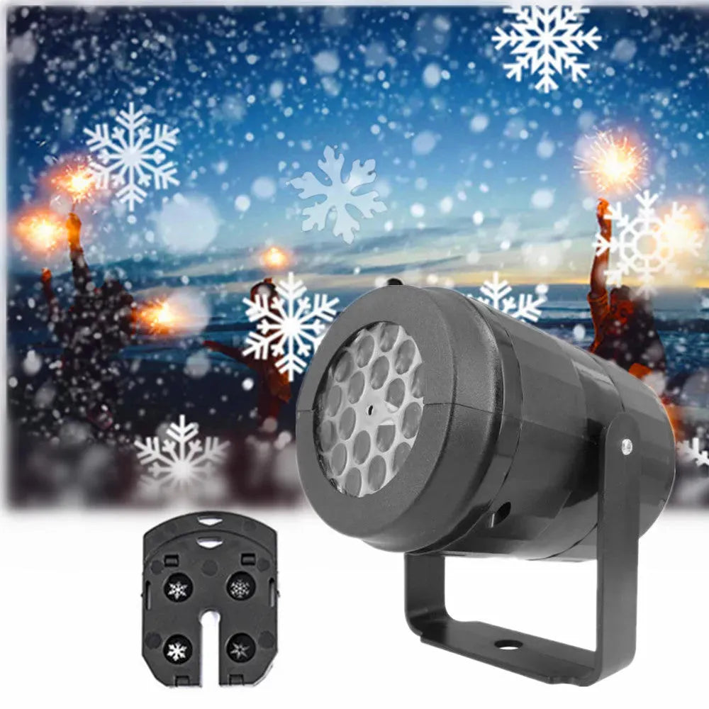 2024 Christmas Party Lights Snowflake Projector Light Led - Bellarte Enchanté 2024 Christmas Party Lights Snowflake Projector Light Led