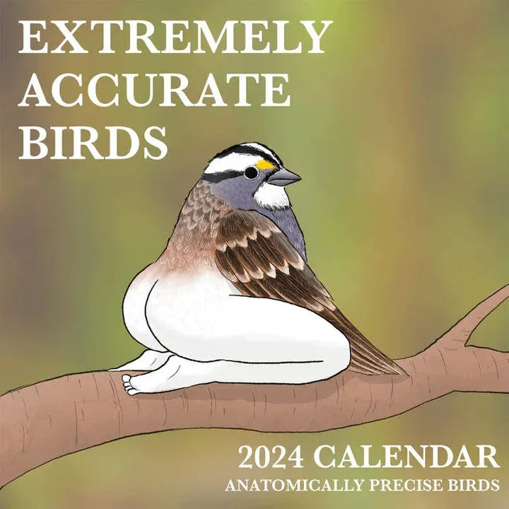 2024 Extremely Accurate Birds Calendar Decorative Wall - Bellarte Enchanté 2024 Extremely Accurate Birds Calendar Decorative Wall