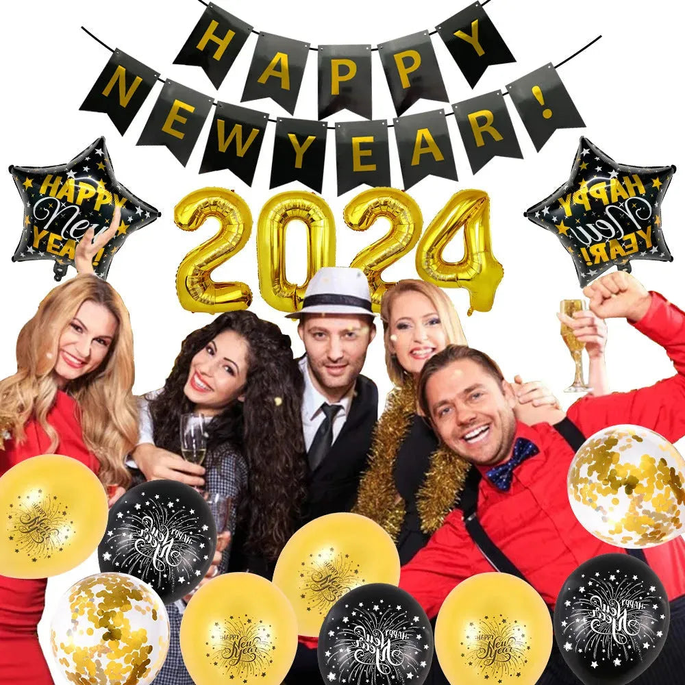 2024 New Year Suit Party Decoration Layout - Bellarte Enchanté 2024 New Year Suit Party Decoration Layout