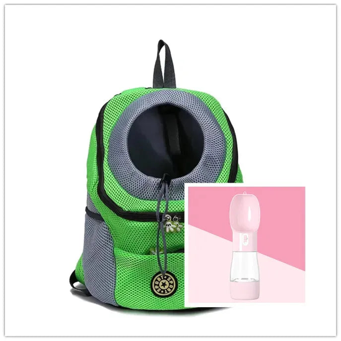 Pet Dog Carrier Carrier For Dogs Backpack Out Double Shoulder Portable Travel Outdoor Carrier Bag Mesh - Bella Enchanté
