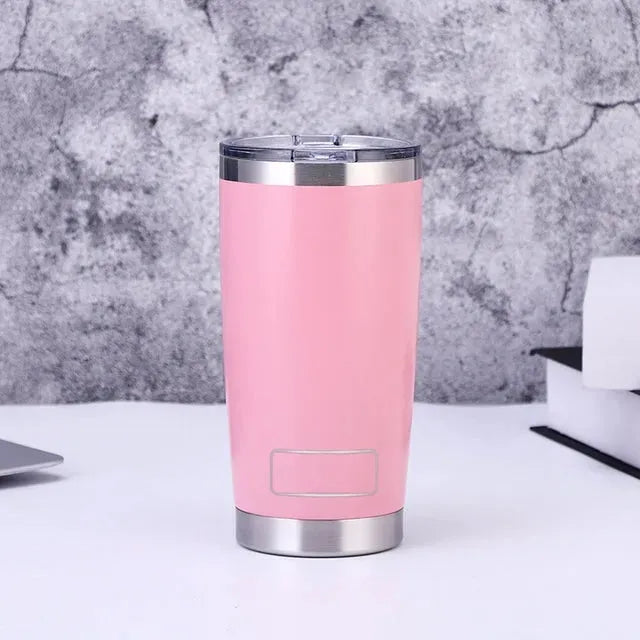 20oz Travel Mug Yetys Ice Cup Tumbler 304 Stainless Steel Do - Bellarte Enchanté 20oz Travel Mug Yetys Ice Cup Tumbler 304 Stainless Steel Do