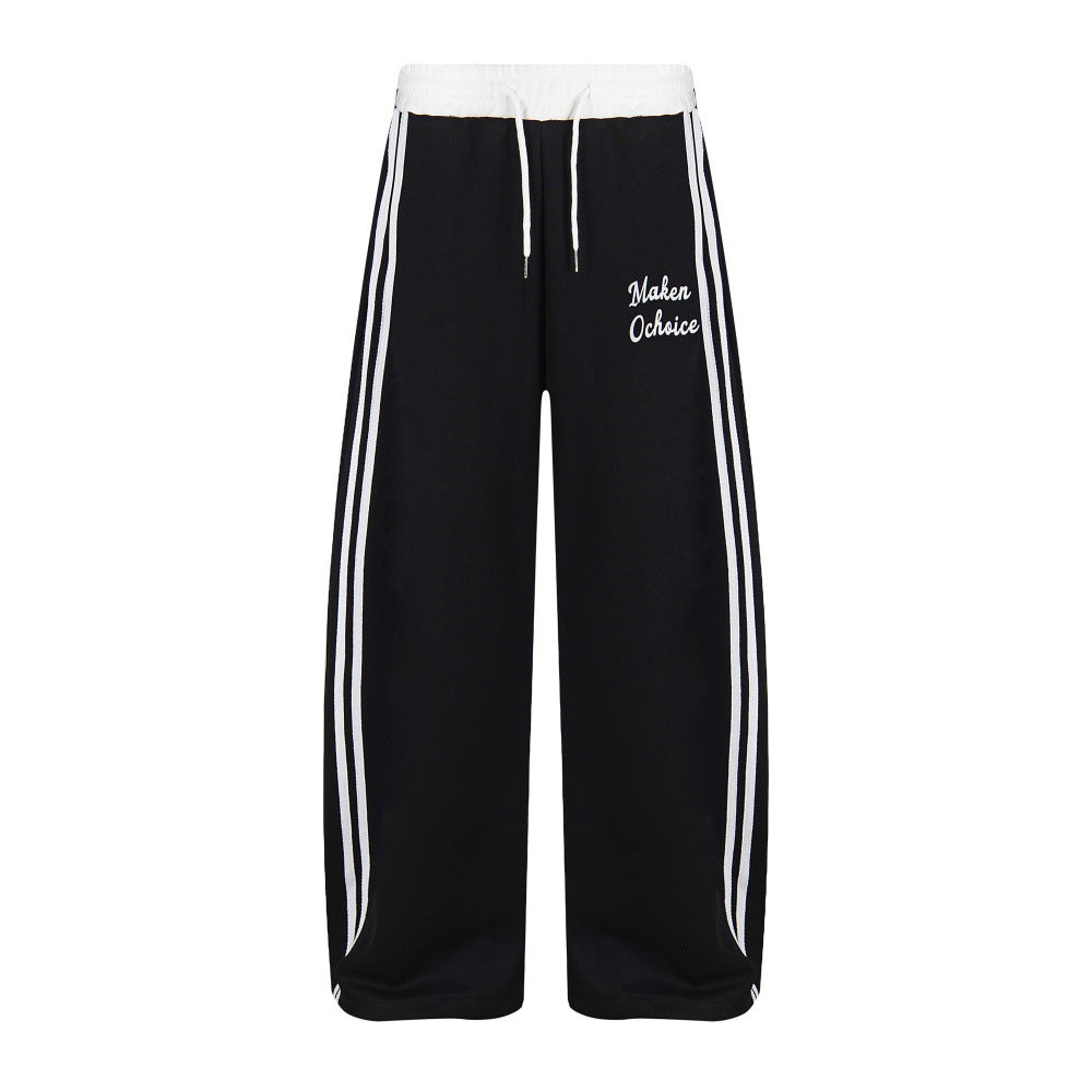 Three bar sports casual pants