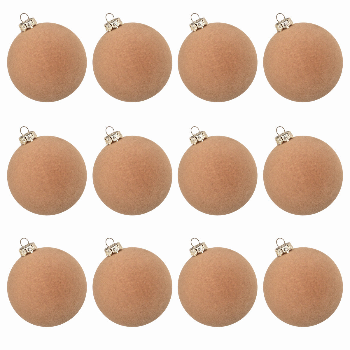 Christmas Ball Flocking Pendant Ornament