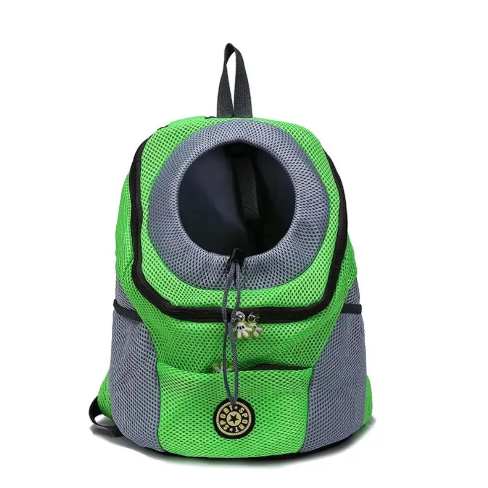 Pet Dog Carrier Carrier For Dogs Backpack Out Double Shoulder Portable Travel Outdoor Carrier Bag Mesh - Bella Enchanté